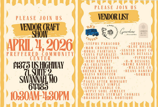 Craft Fair | Savannah, MO | 04/04/2026