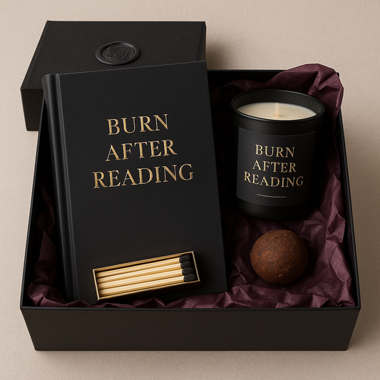 The Burn After Reading Gift Basket