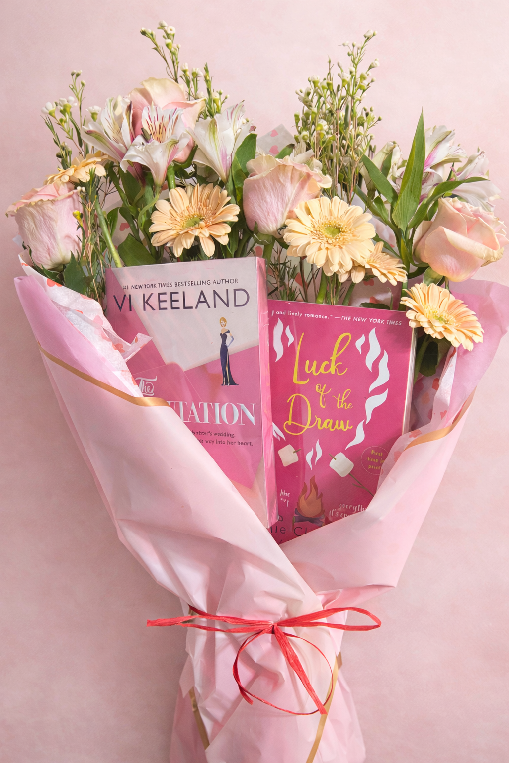 Valentines Day Book Bouquet
